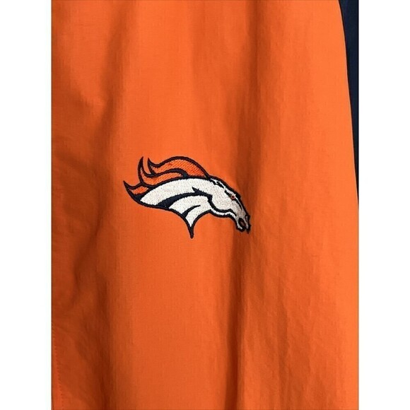 Denver Broncos Official NFL Reversible Hooded Field Jacket Mens Large Reebok - Picture 3 of 13
